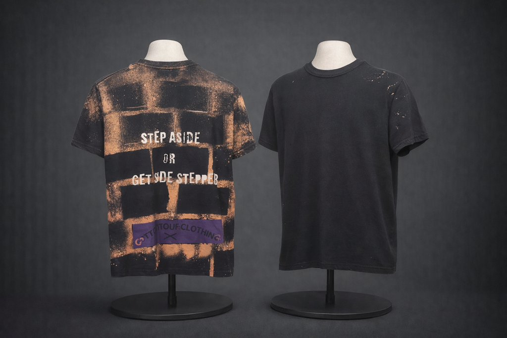 brick back black tee