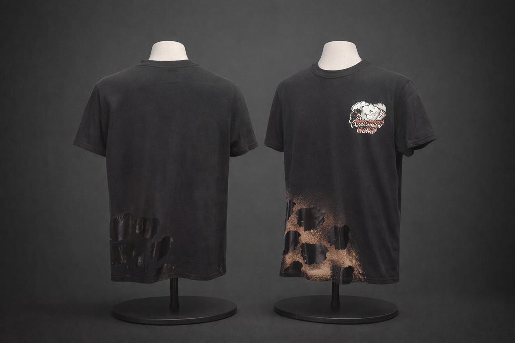 fading cloud budget tee